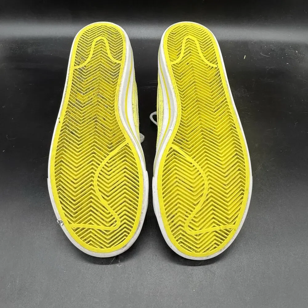 Nike Court Legacy Low Yellow White Youth Size 5.5Y DA5380-119